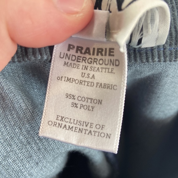 Prairie underground blue corduroy high waisted pants - Picture 6 of 6